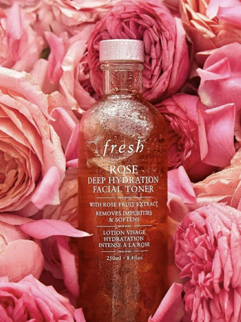 FRESH / Rose Deep Hydration Facial Toner 8.4oz / 260ml New in Box